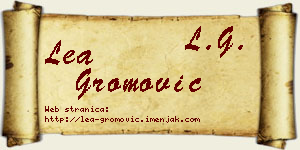 Lea Gromović vizit kartica